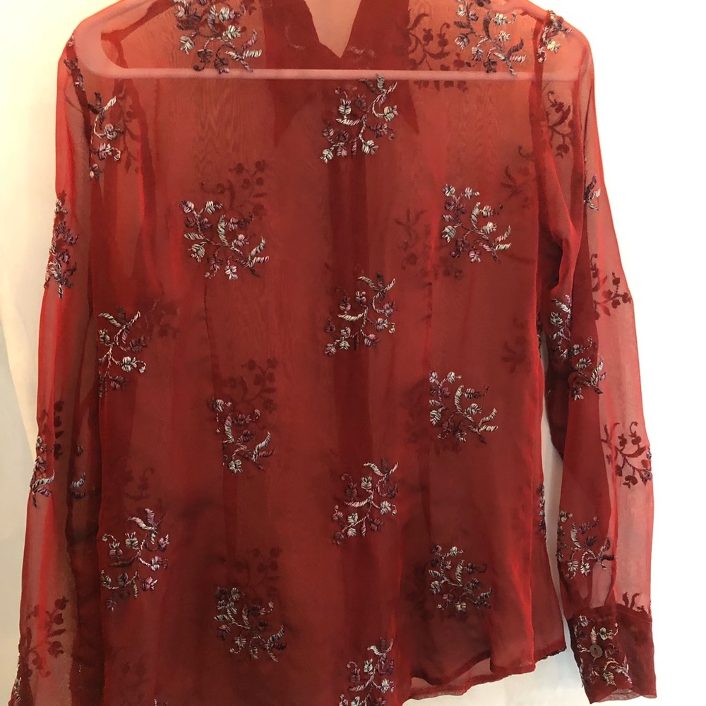 Paul and Joe silk button down shirt - Picture 5 of 8